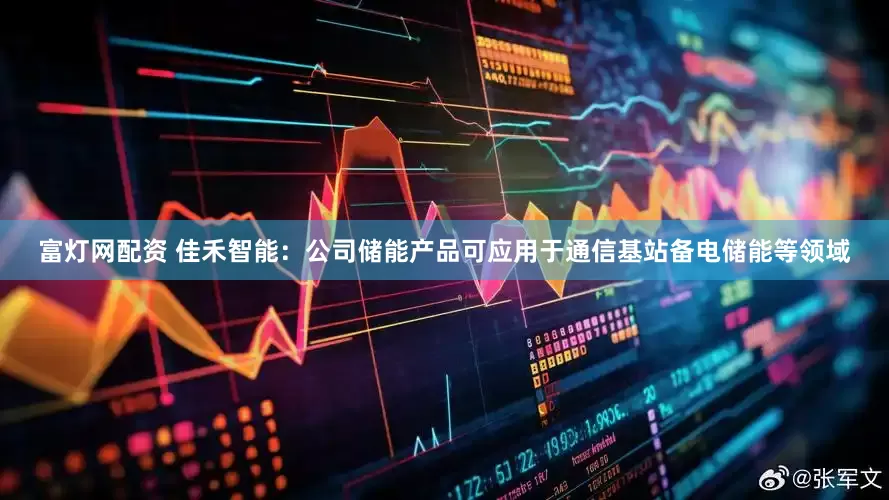 富灯网配资 佳禾智能：公司储能产品可应用于通信基站备电储能等领域