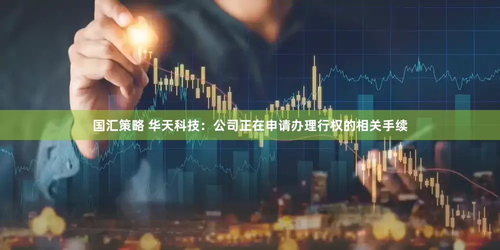 国汇策略 华天科技：公司正在申请办理行权的相关手续