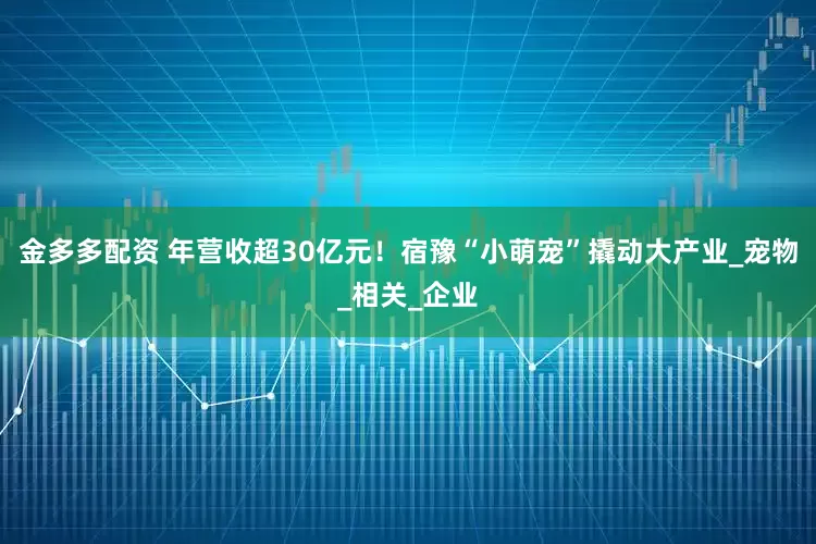 金多多配资 年营收超30亿元！宿豫“小萌宠”撬动大产业_宠物_相关_企业